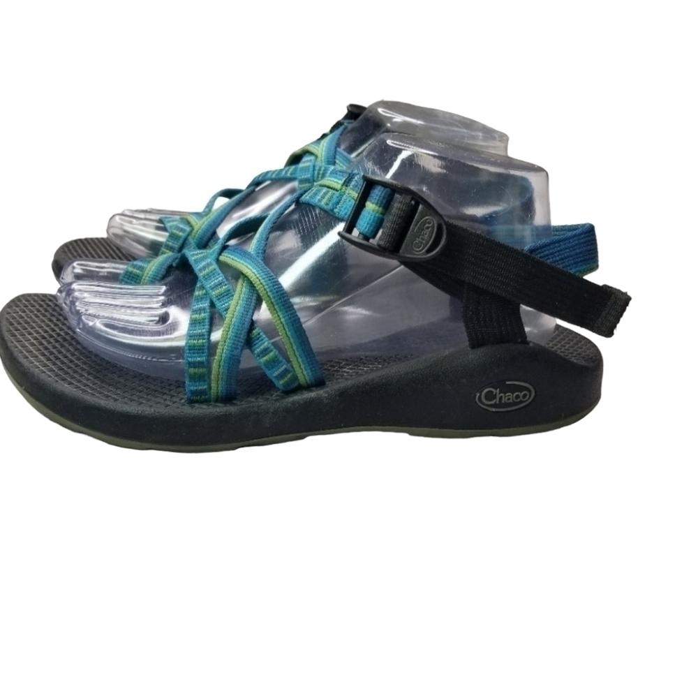 Chaco zx yampa fresh teal toe loop sandals - Picture 2 of 13